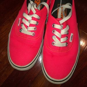 VANS SIZE 6 PINK